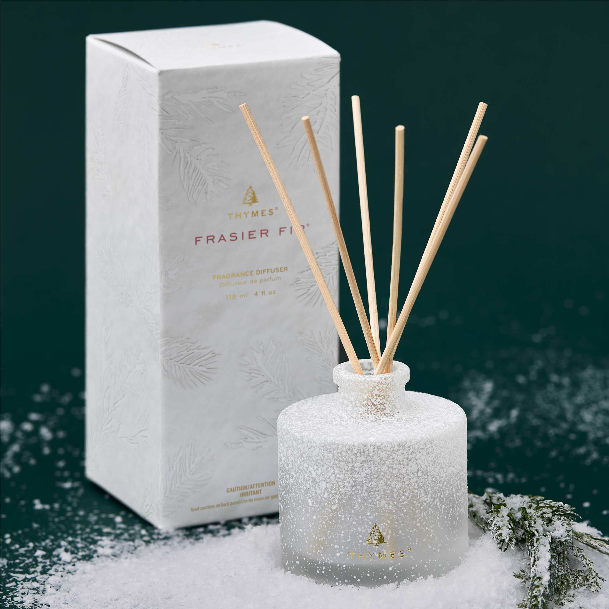 Frasier Fir® Flocked Petite Reed Diffuser - Thymes