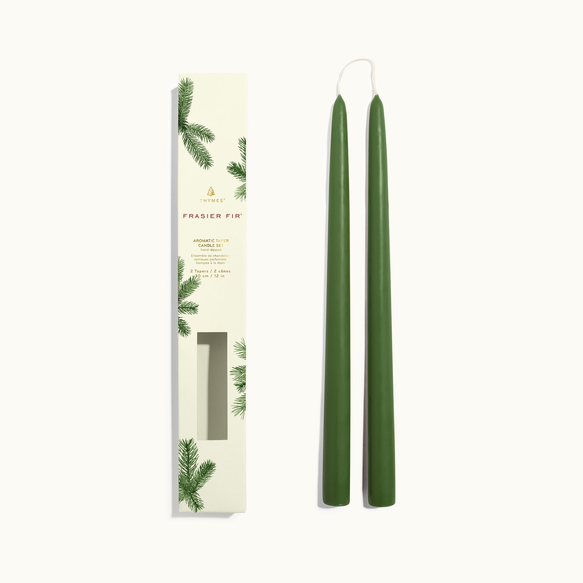 Frasier Fir? 12 Taper Candle Set - Thymes