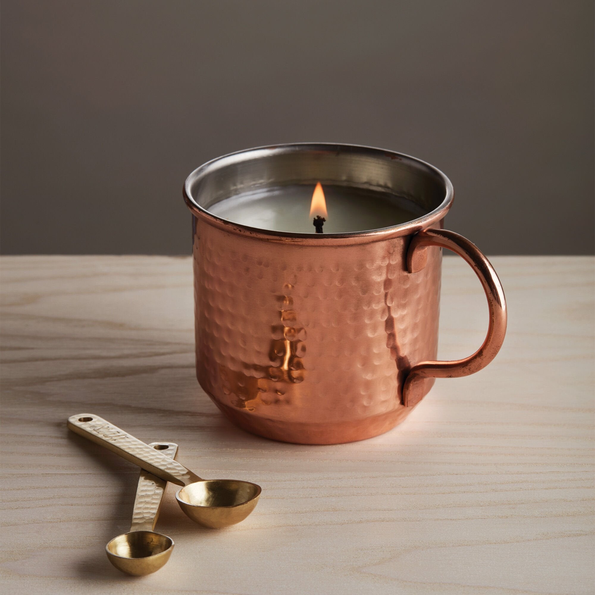 Simmered Cider Copper Cup Candle - Thymes