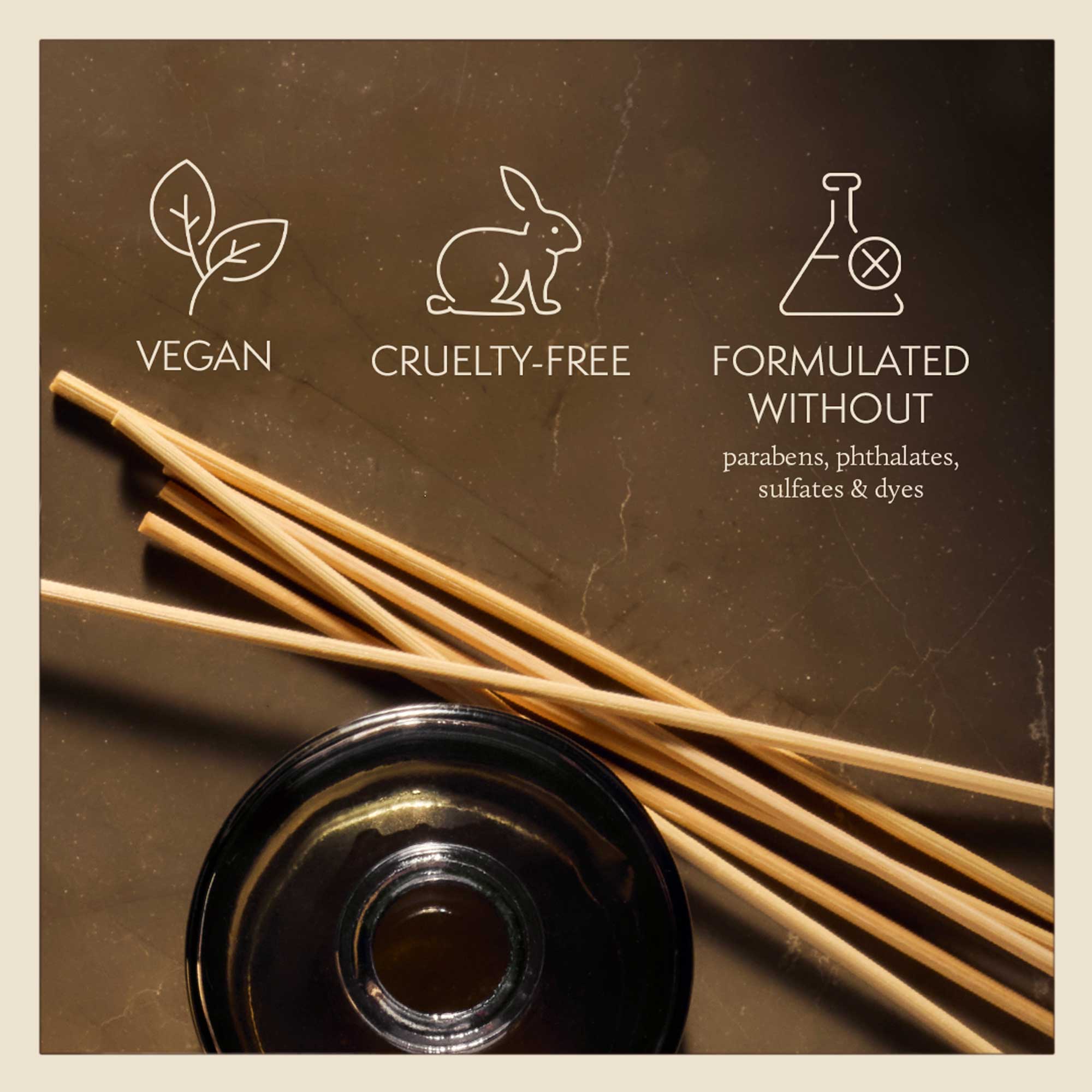 Noir Woods Petite Reed Diffuser - Thymes