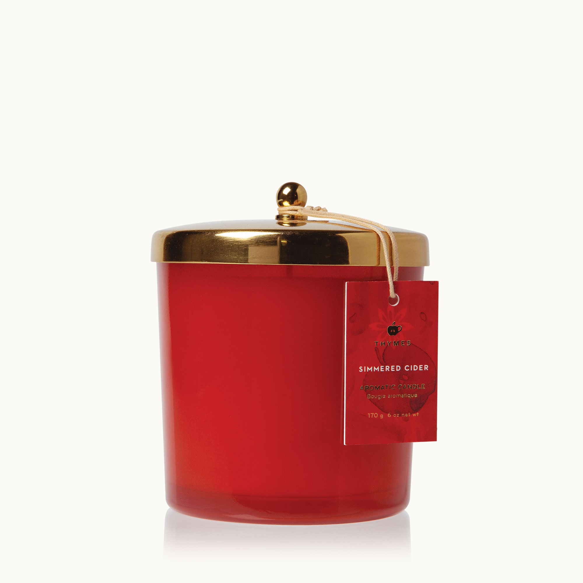Simmered Cider Harvest Red Poured Candle - Thymes