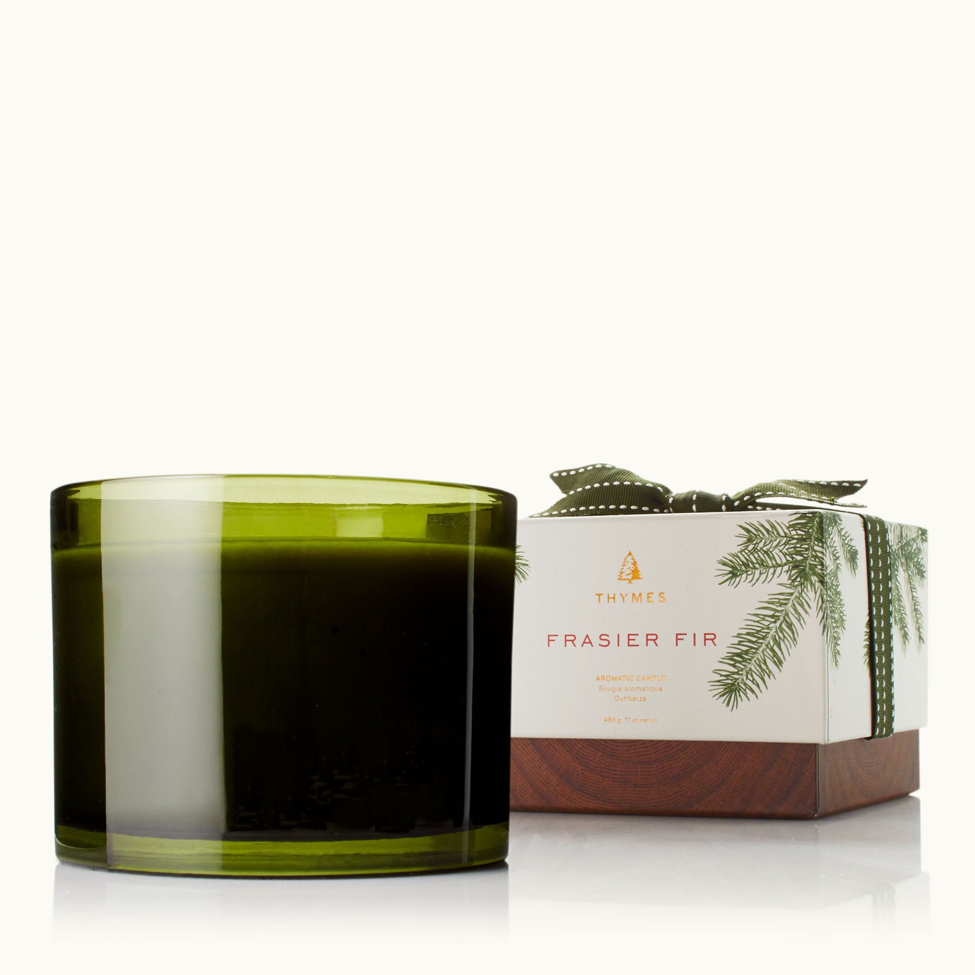 Frasier Fir? Green 3-Wick Candle - Thymes