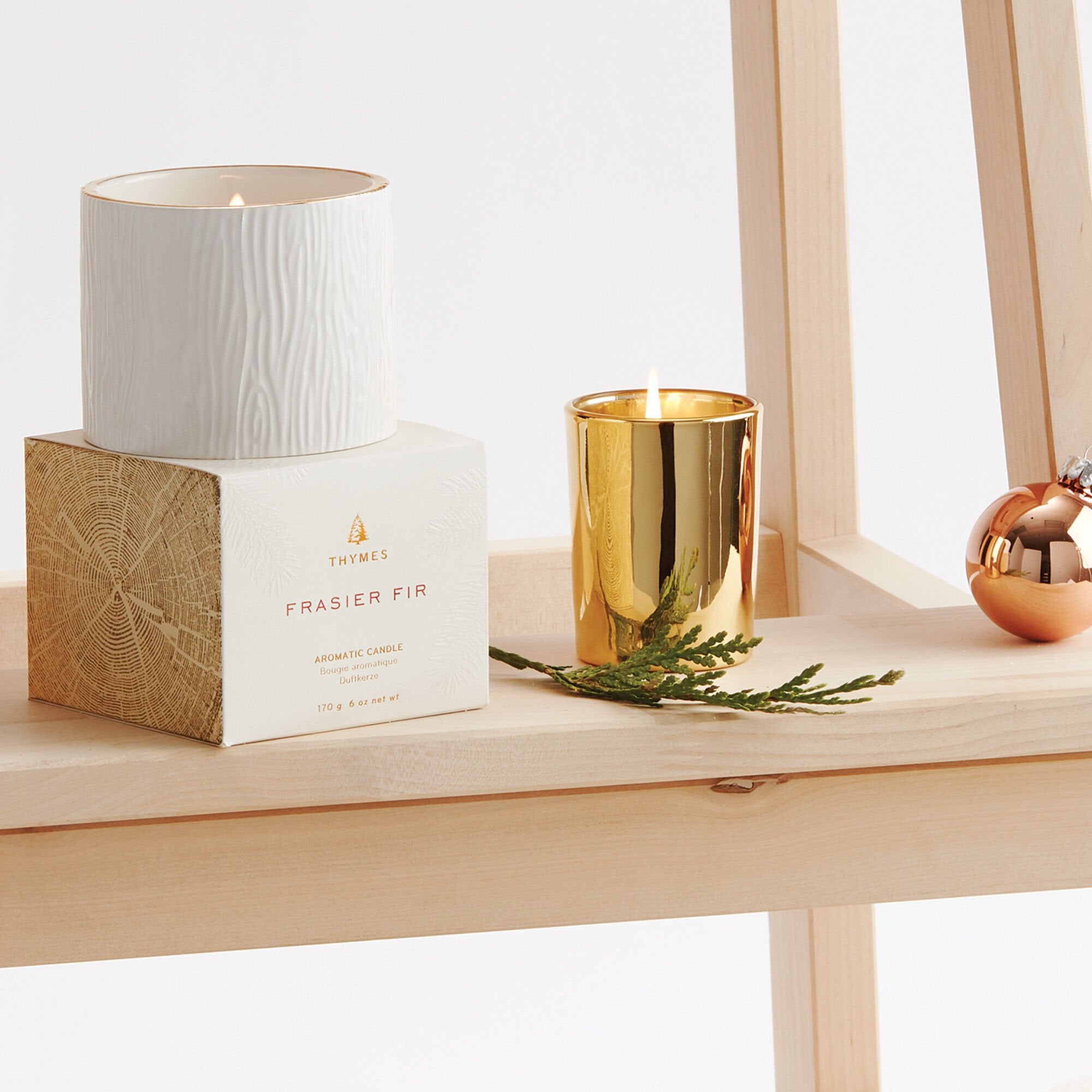 Frasier Fir? Ceramic Petite Candle - Thymes