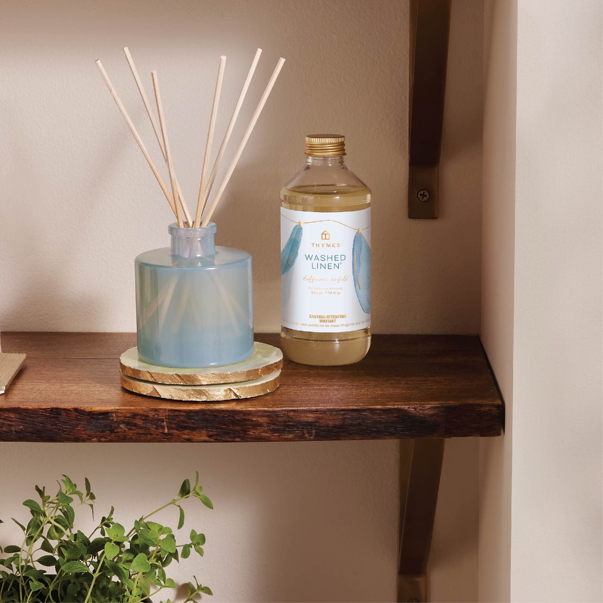 Washed Linen Reed Diffuser Oil Refill - Thymes