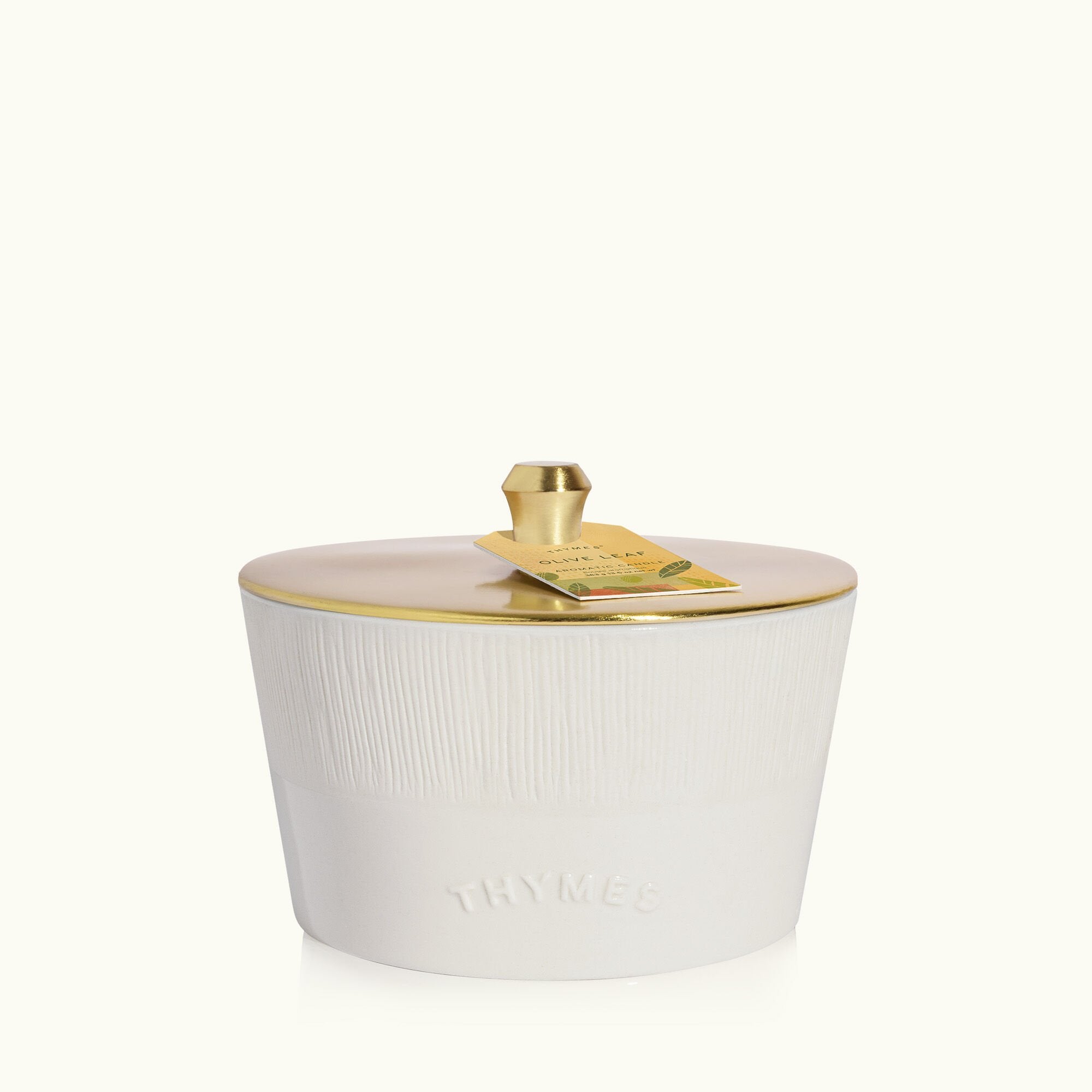 Olive Leaf Statement 3-Wick Candle - Thymes