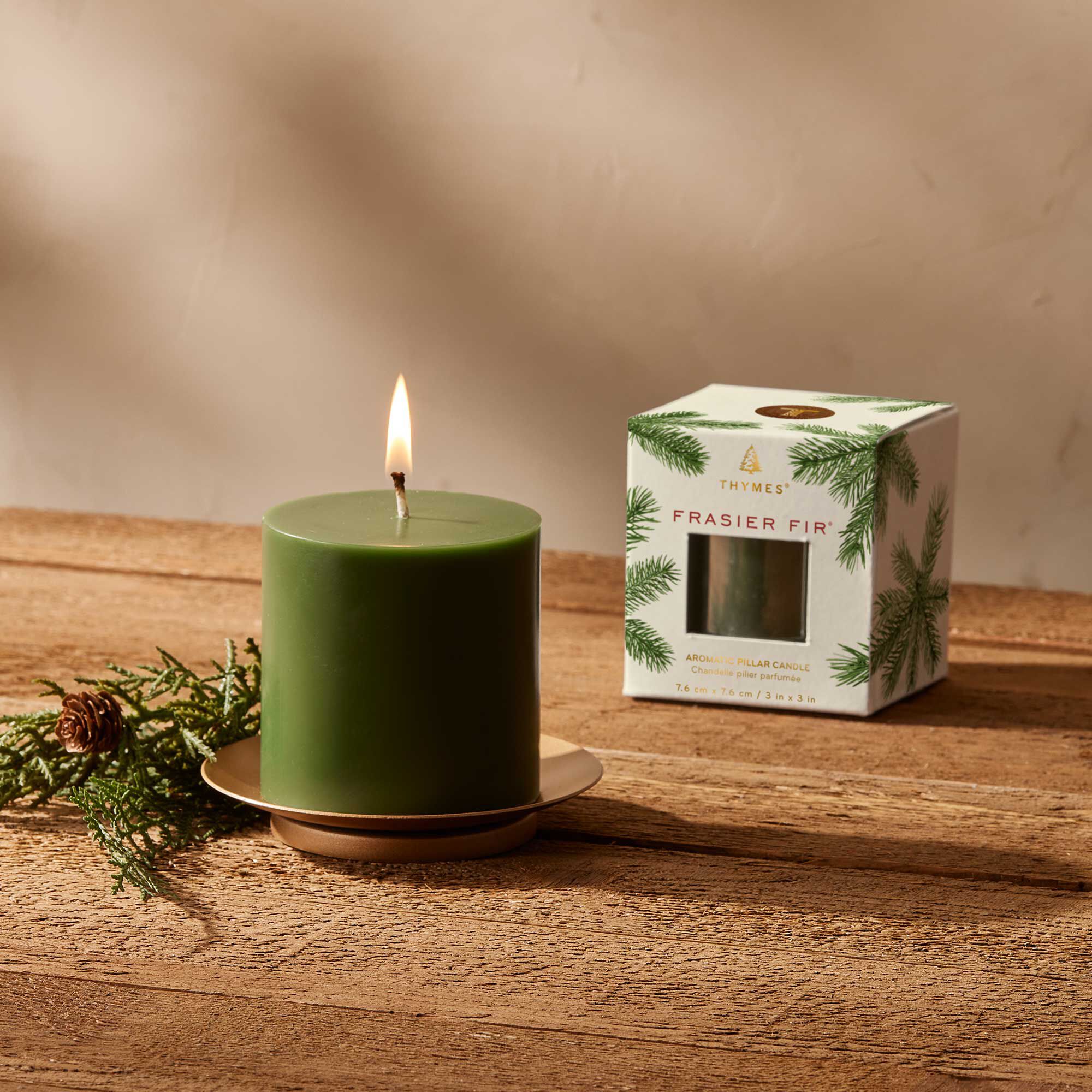 Frasier Fir? Pillar Candle. Small - Thymes