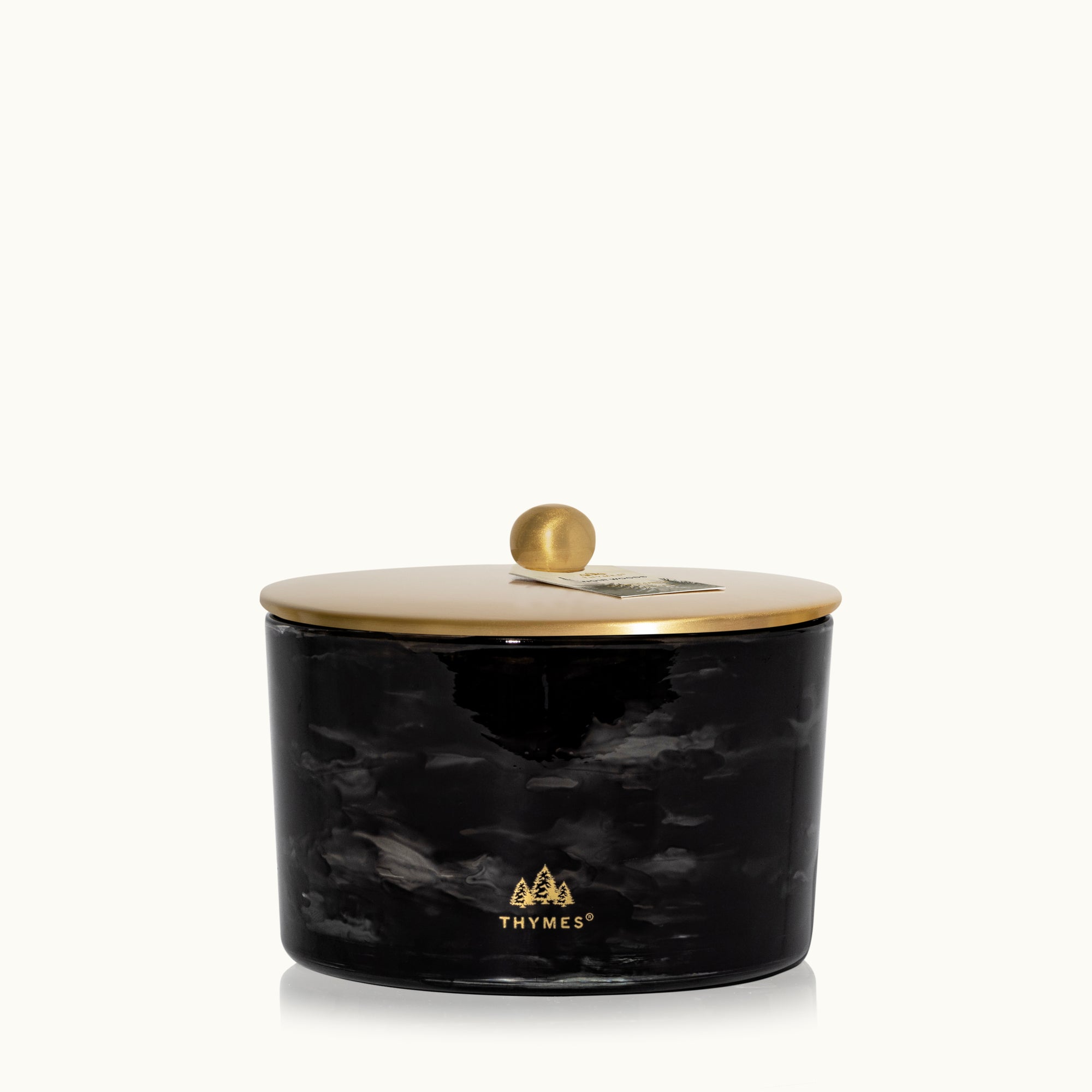 Noir Woods 3-Wick Poured Candle - Thymes