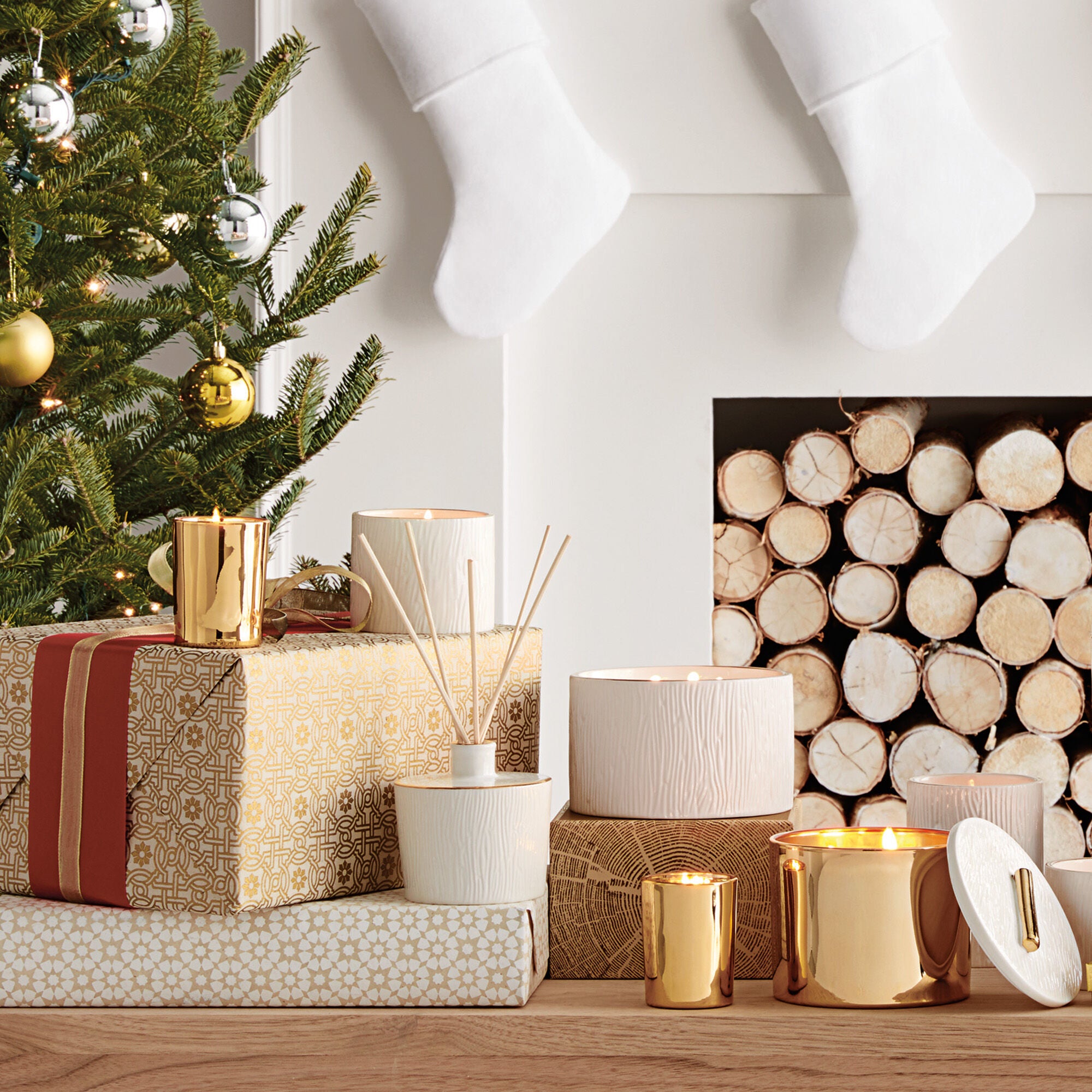 Frasier Fir® Gilded Candle Bundle - Thymes
