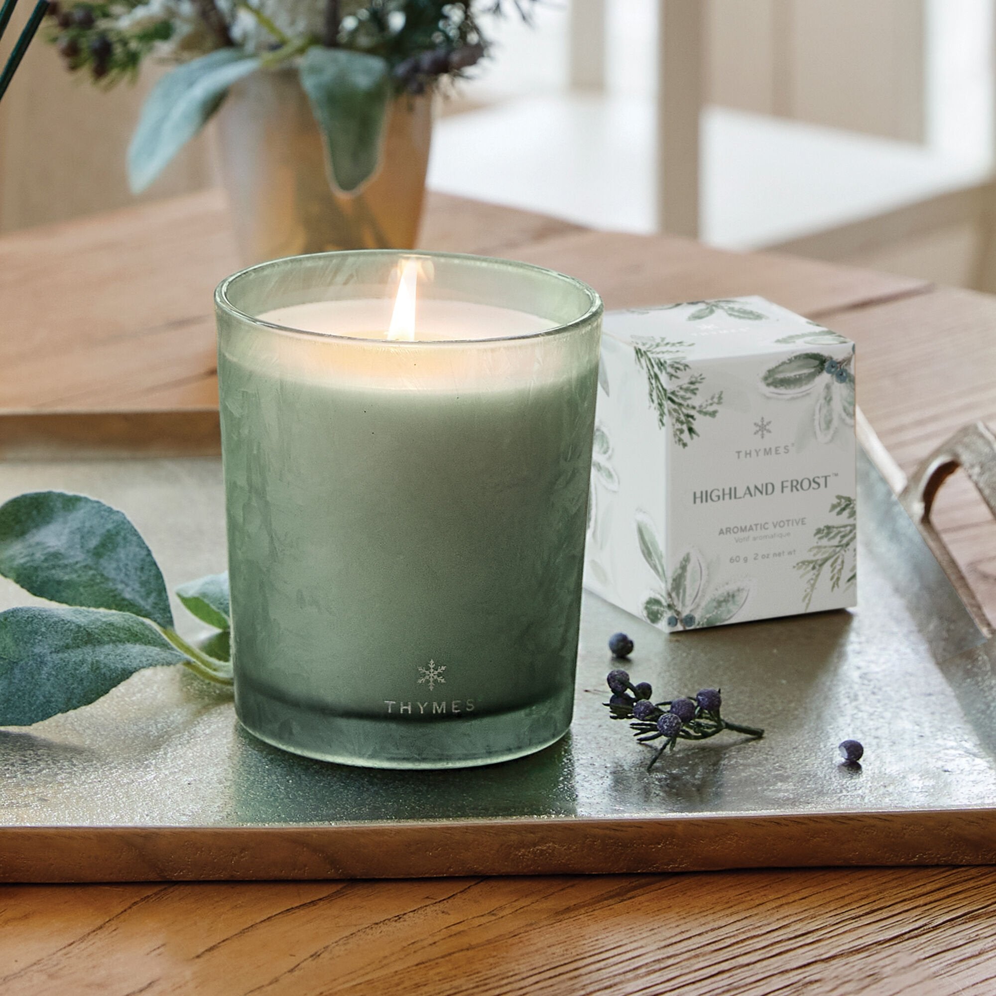 Highland Frost Large Candle - Thymes