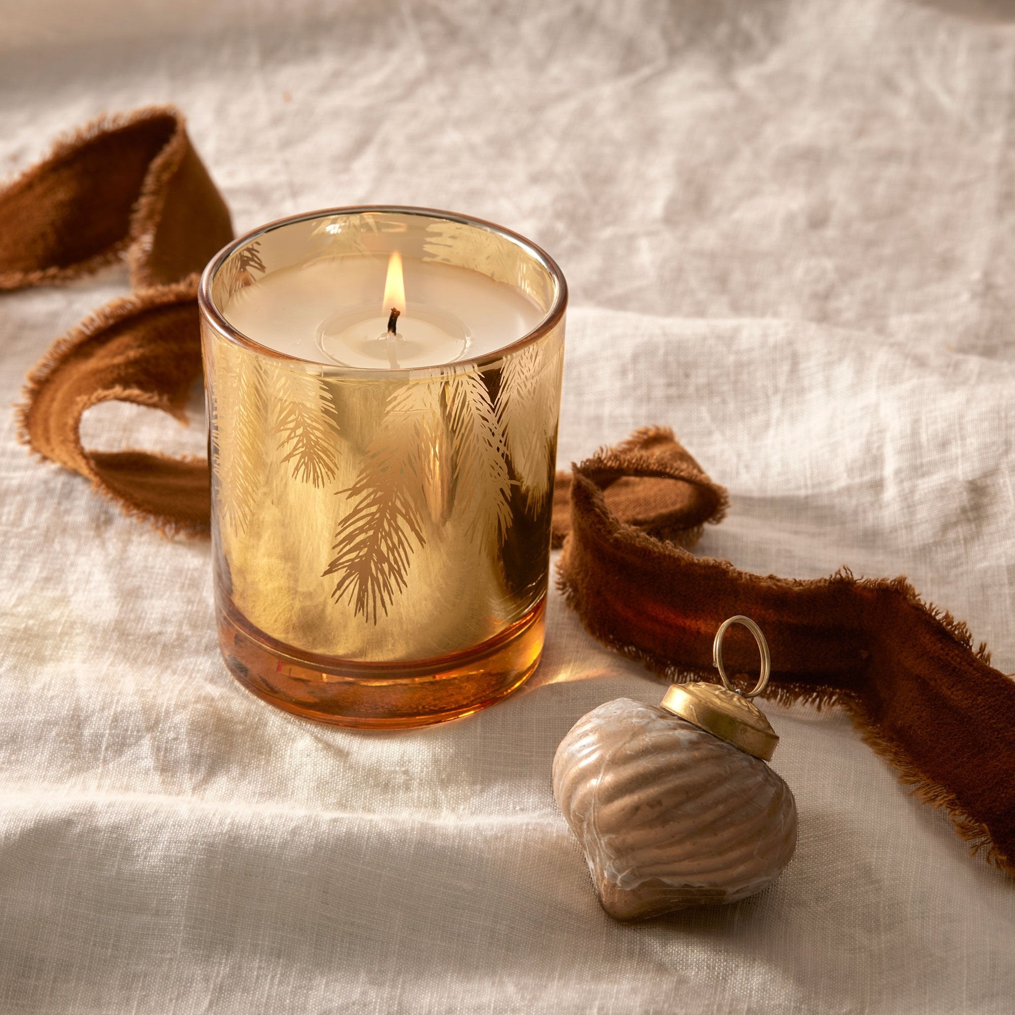 Frasier Fir® Gilded Gold Poured Candle - Thymes