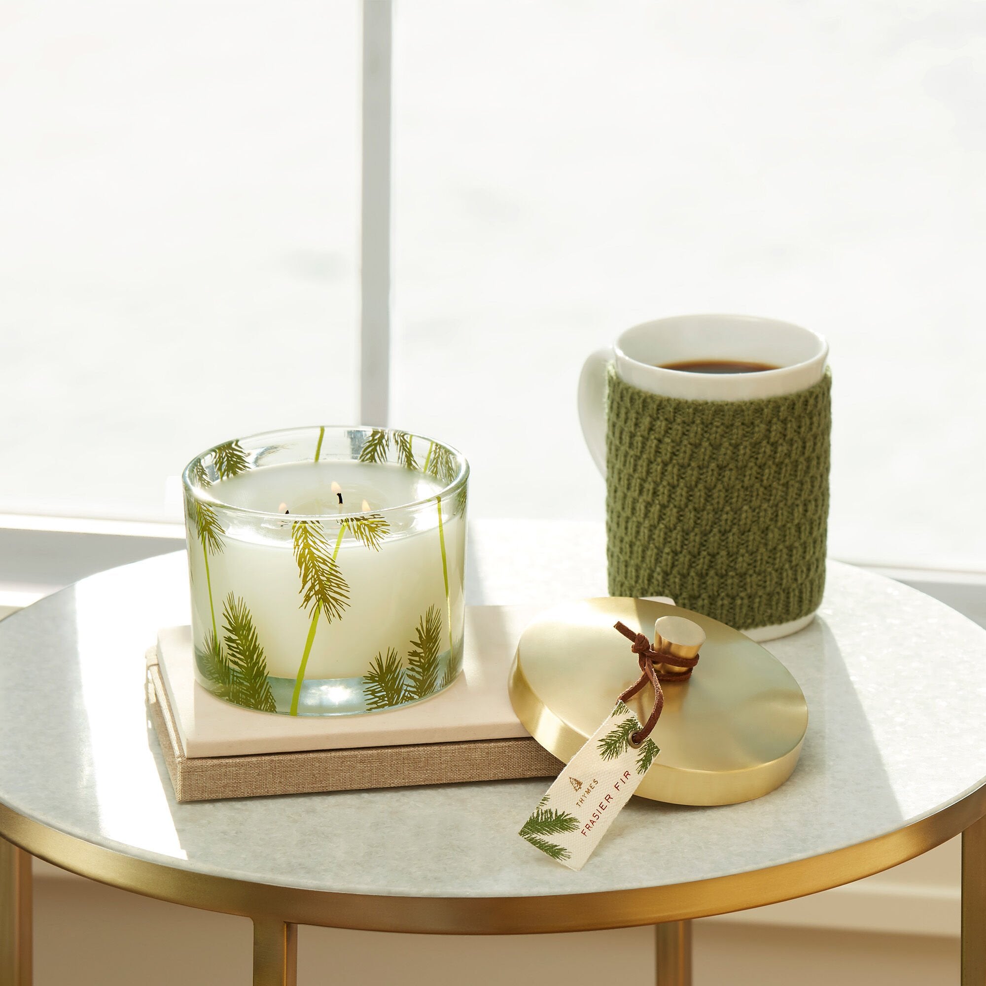 Frasier Fir? Pine Needle 3-Wick Candle - Thymes