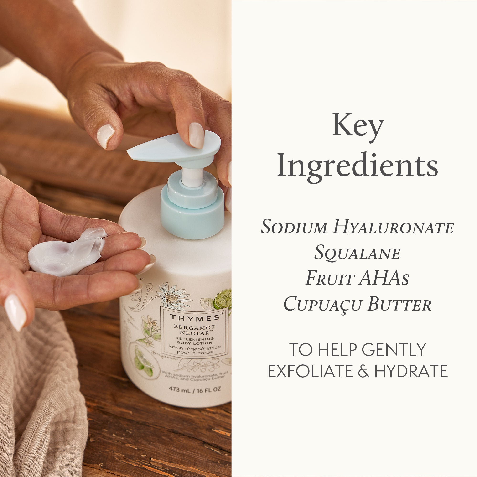 Bergamot Nectar Replenishing Body Lotion - Thymes