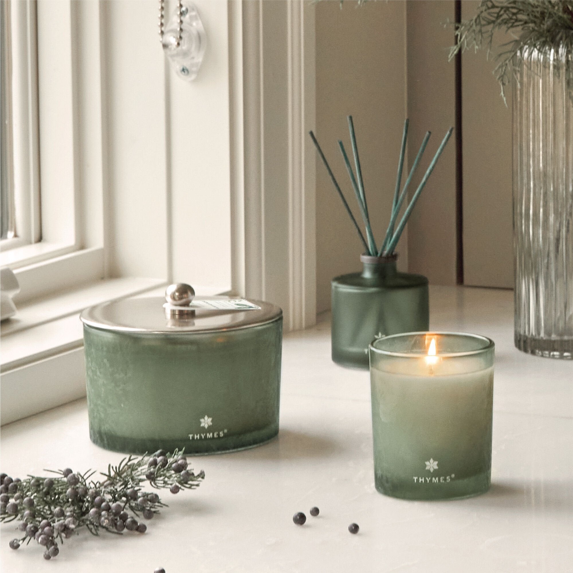 Highland Frost Boxed Candle - Thymes