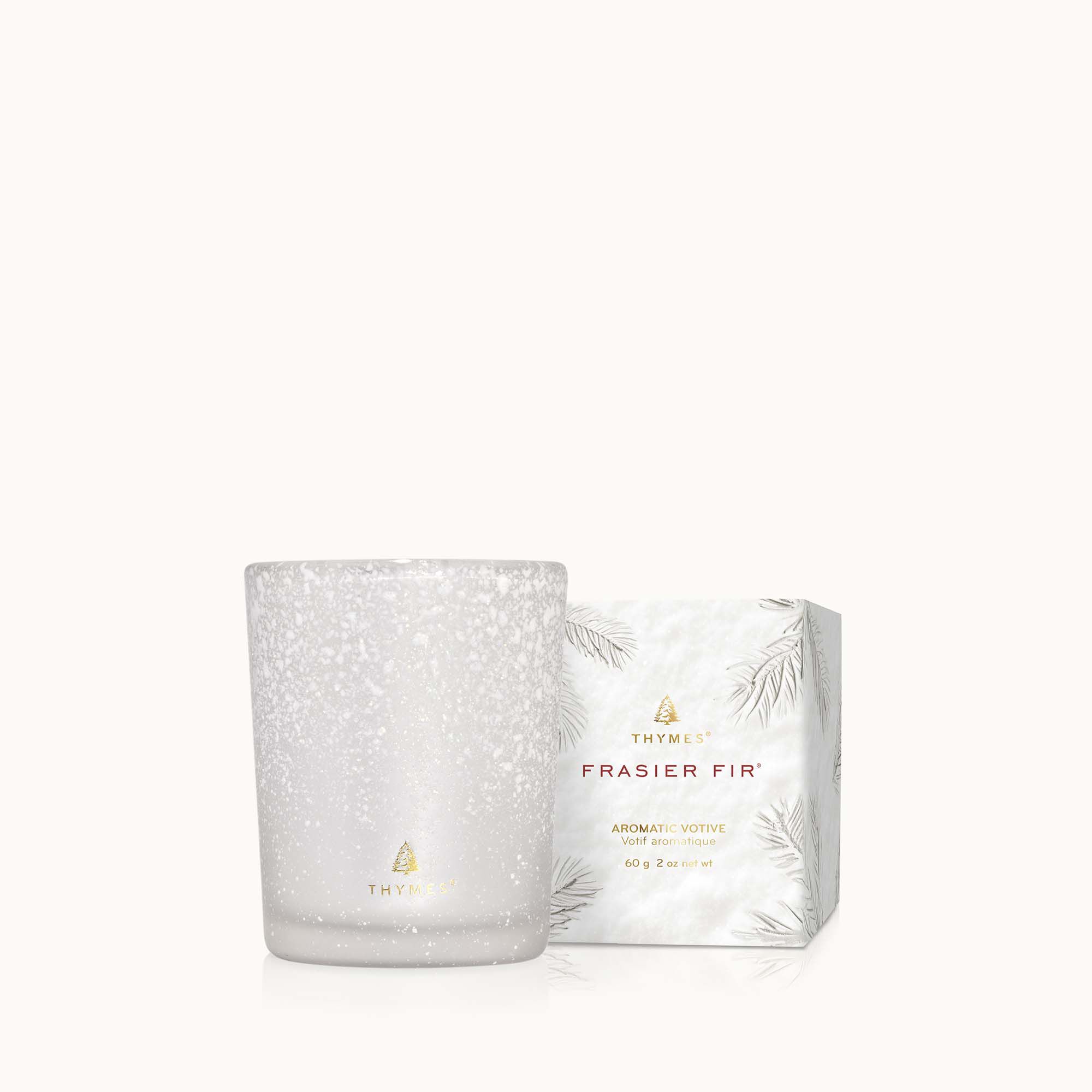 Frasier Fir® Flocked Votive Candle - Thymes