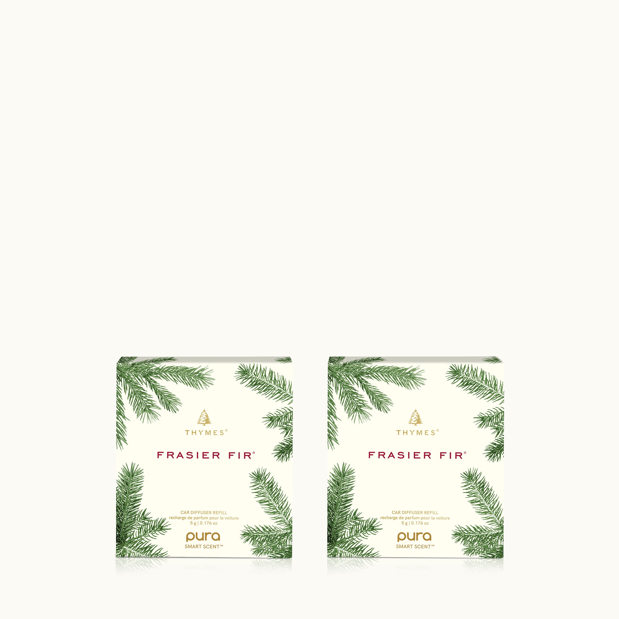Frasier Fir? Pura Car Pro? Diffuser Refill 2-Pack Bundle - Thymes