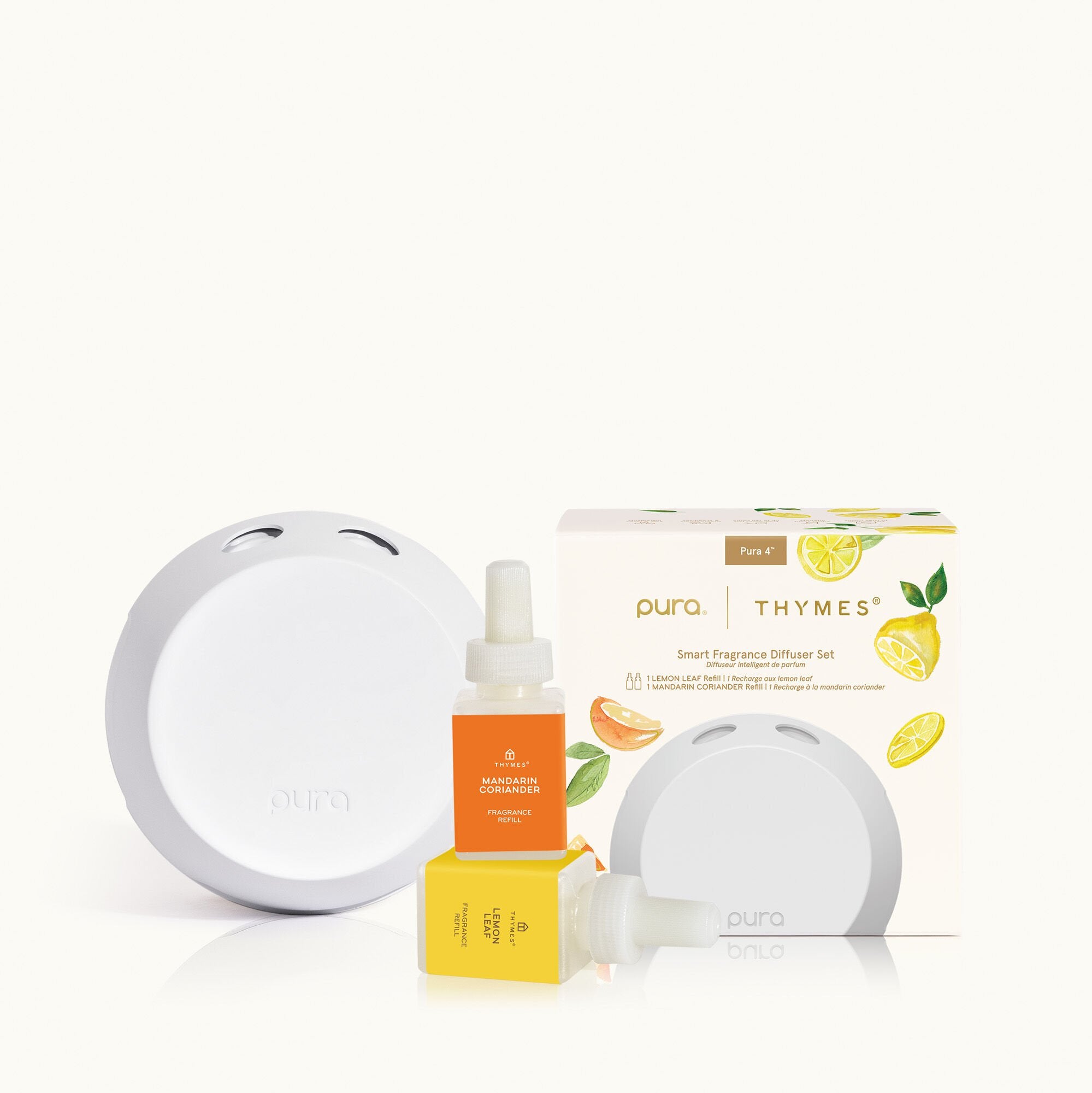 Lemon Leaf & Mandarin Coriander Pura Diffuser Kit V4? - Thymes