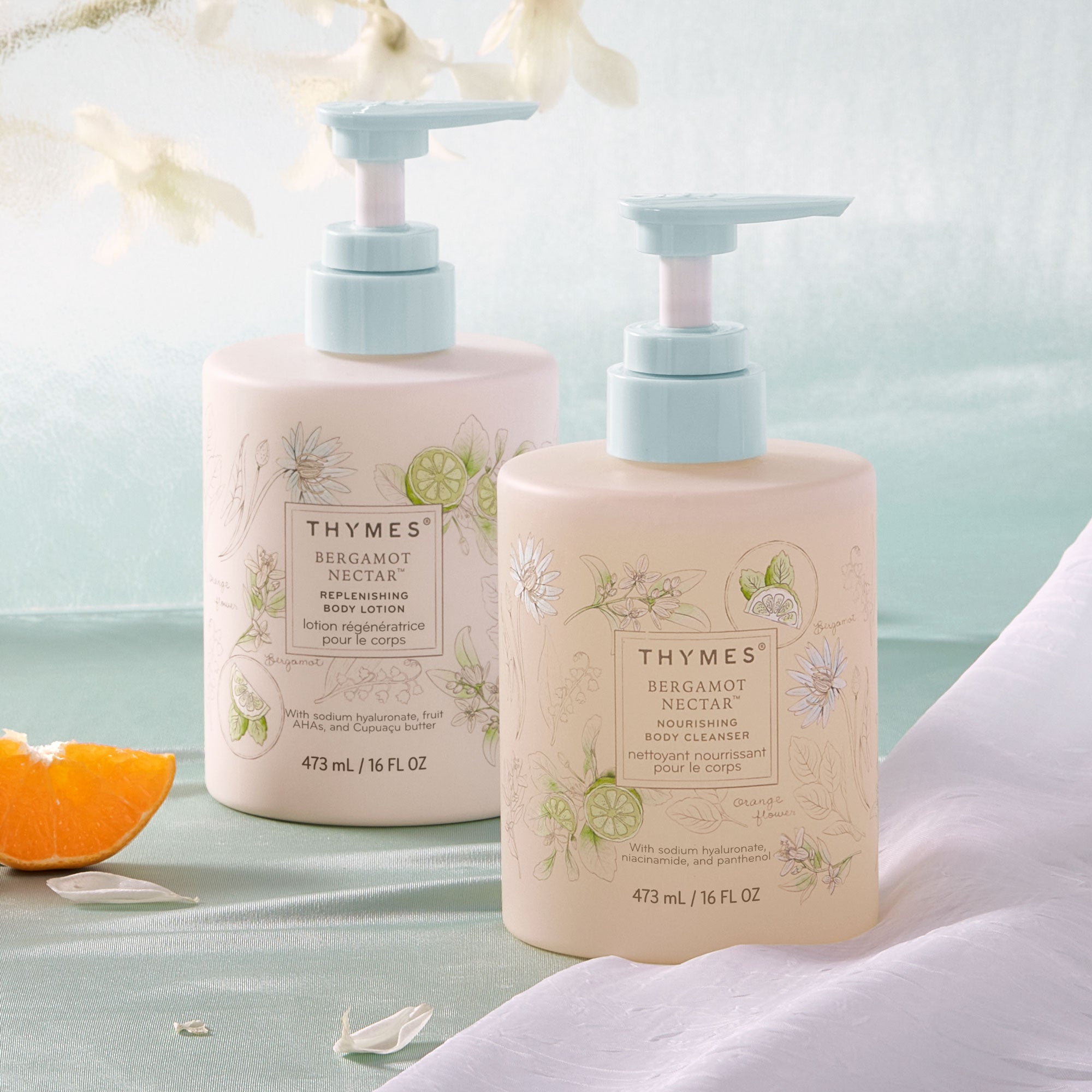 Bergamot Nectar Nourishing Body Cleanser - Thymes