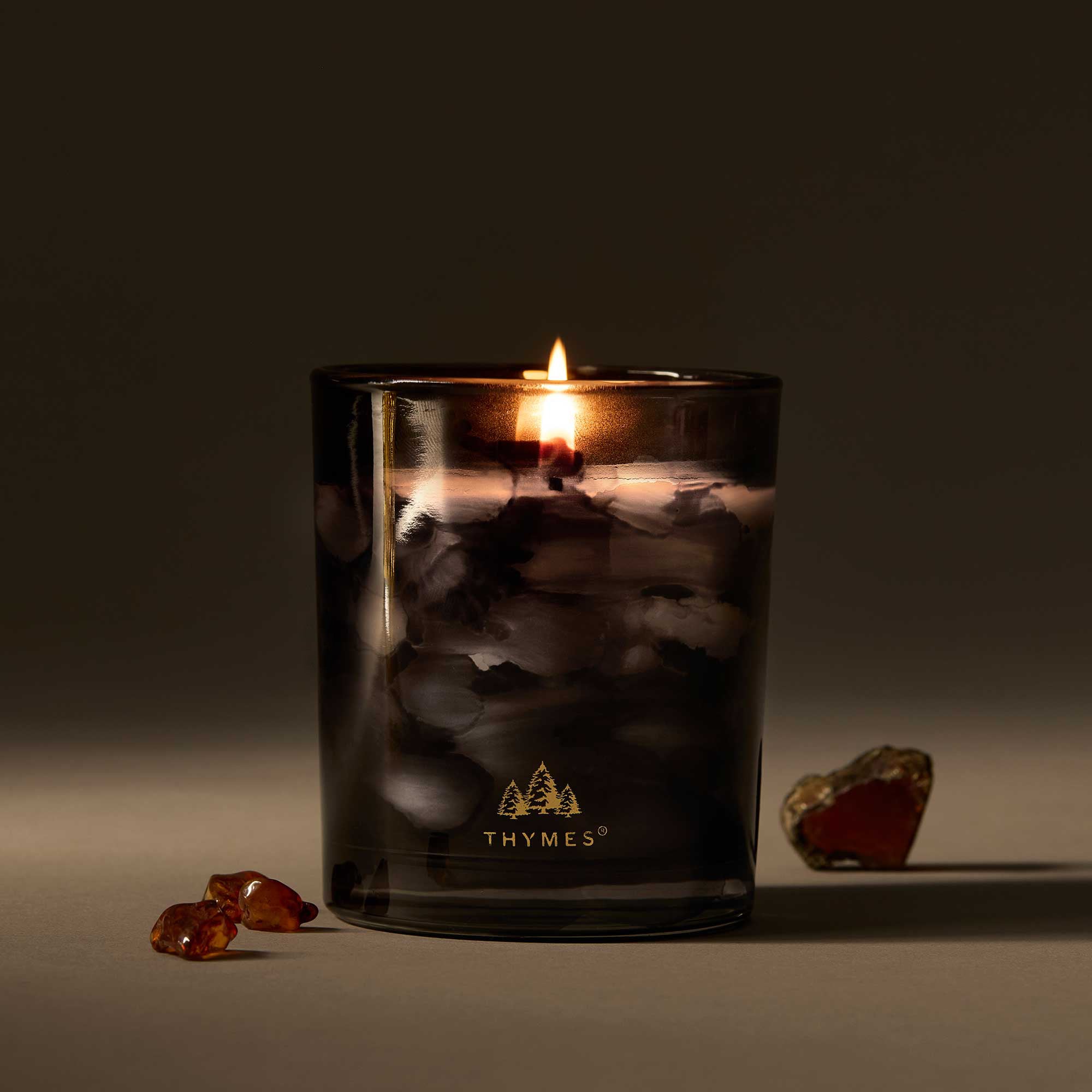 Noir Woods 6.5 oz Poured Candle - Thymes