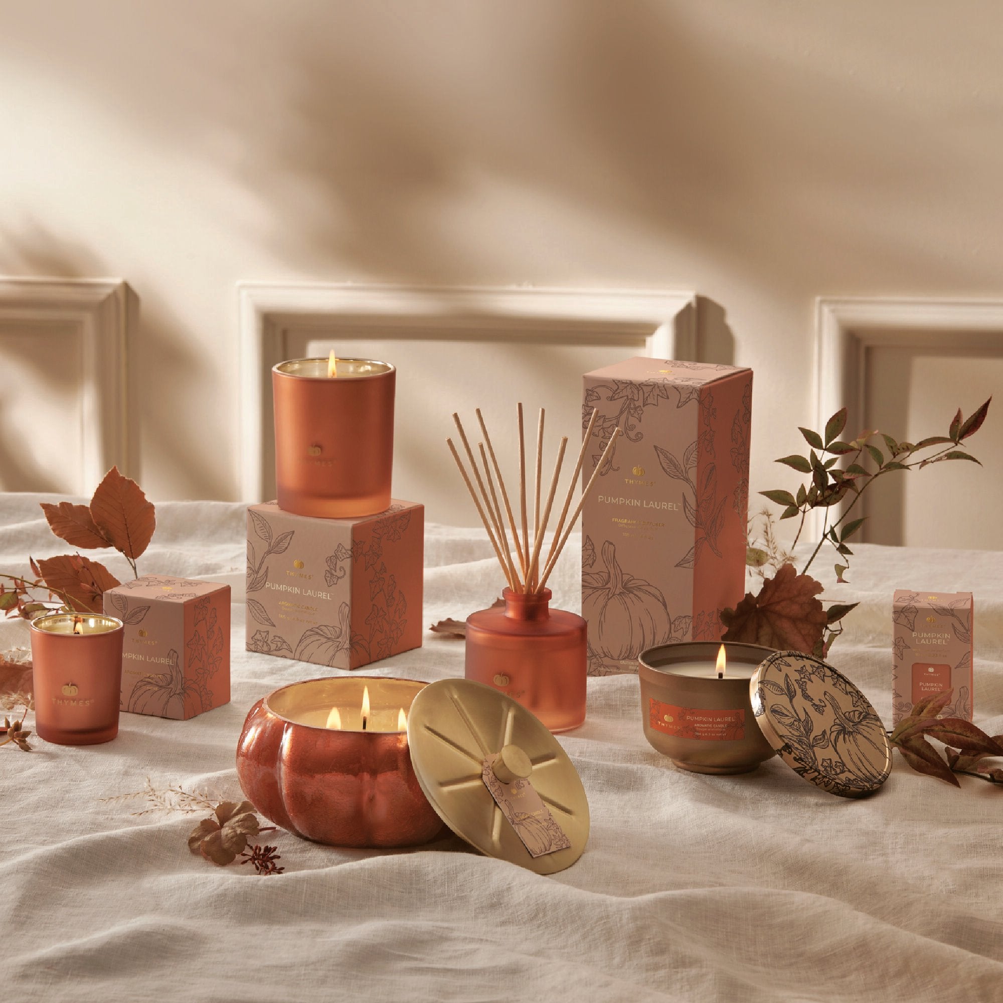 Pumpkin Laurel Pura? Diffuser Refill 2-Pack Bundle - Thymes