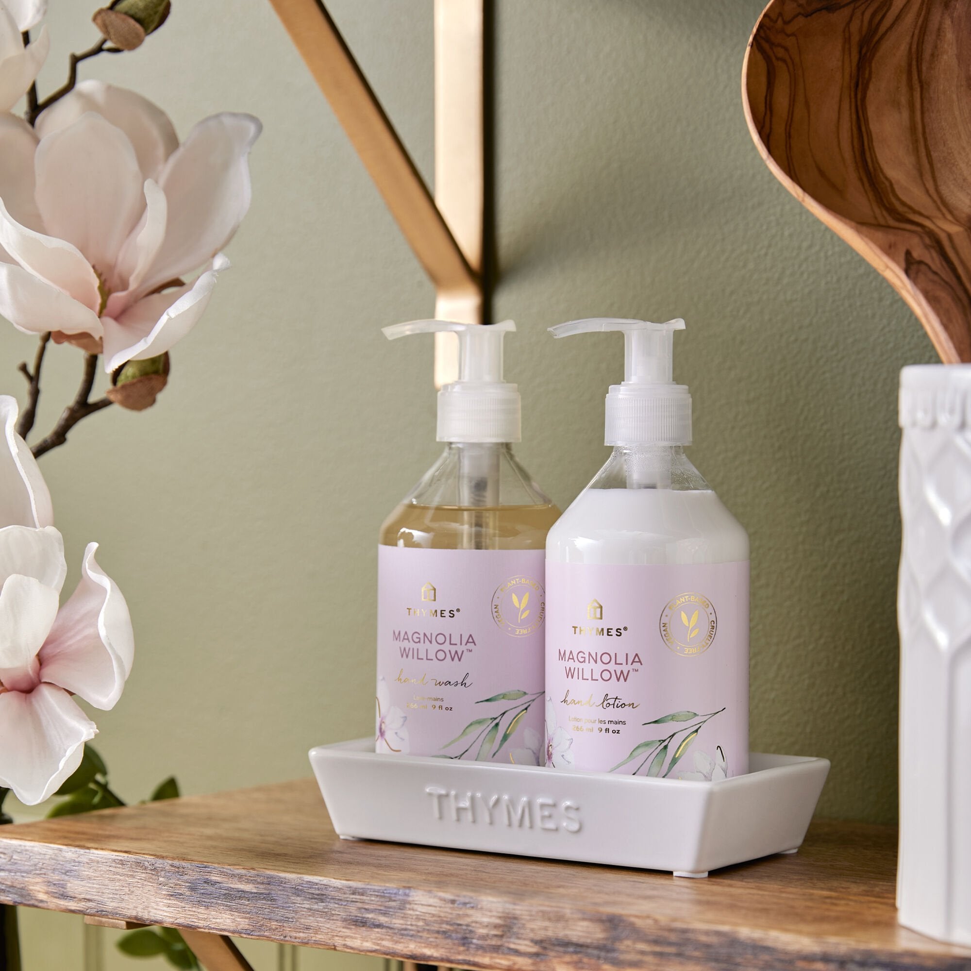 Magnolia Willow Sink Set - Thymes