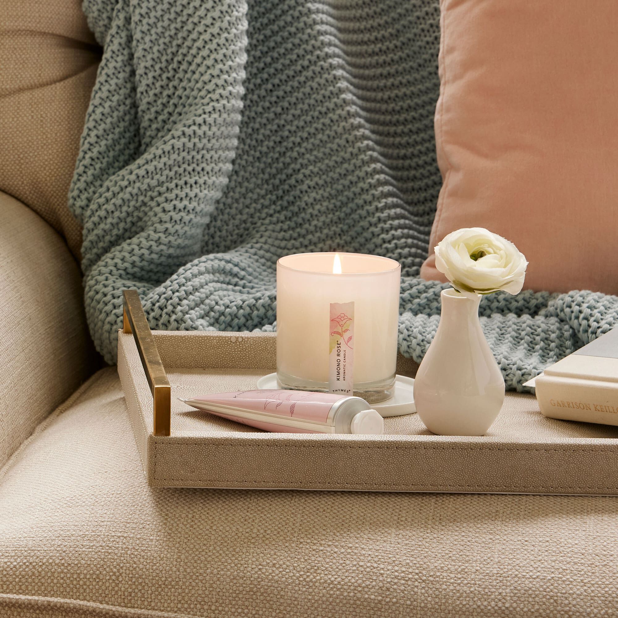 Kimono Rose Candle - Thymes