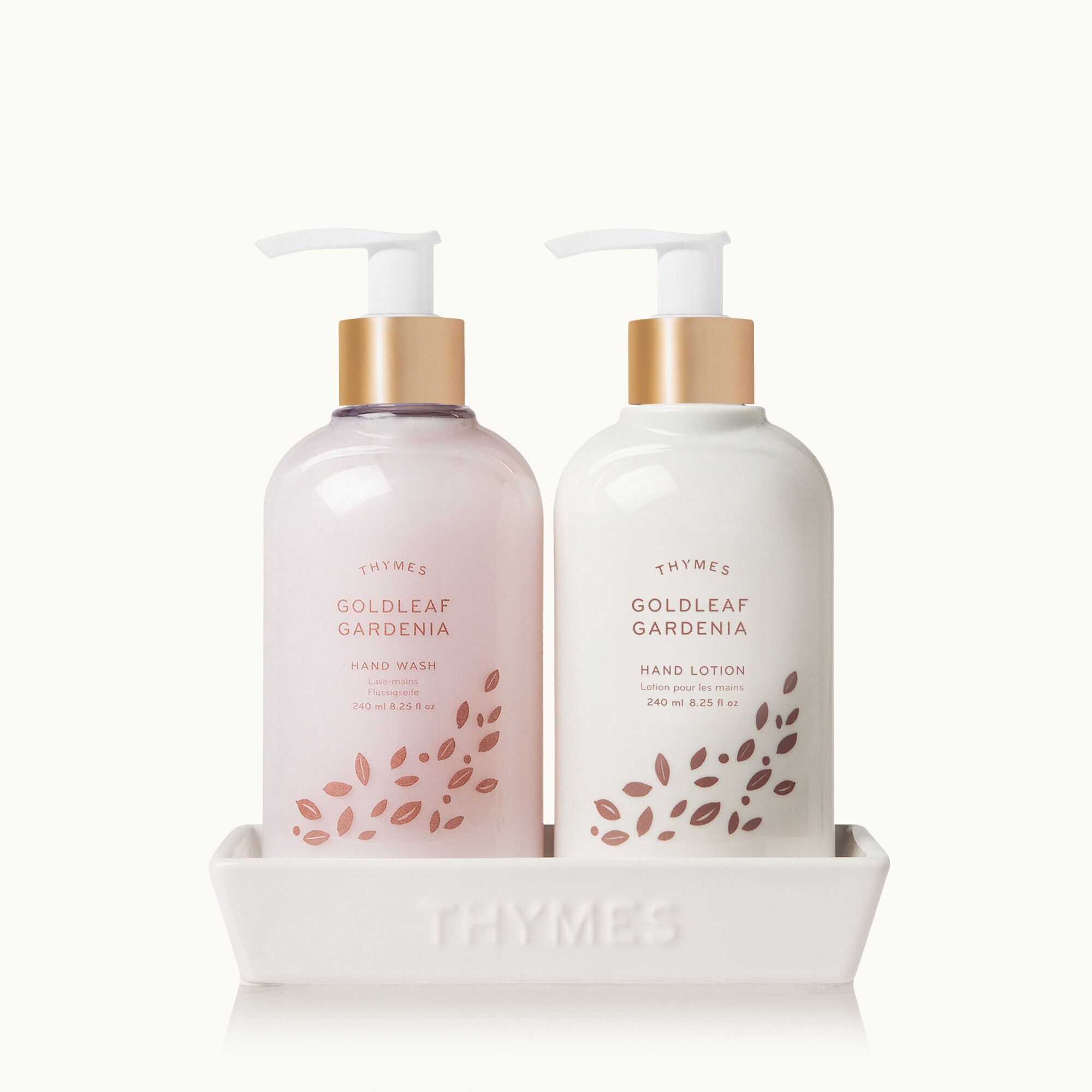 Goldleaf Gardenia Sink Set - Thymes